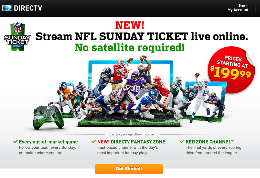 NFL Sunday Ticket available online to non-subscribers 