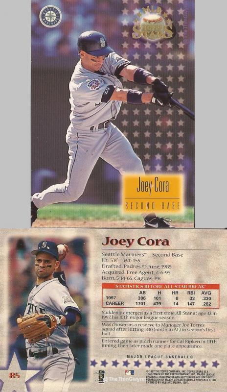 joey cora baseball card