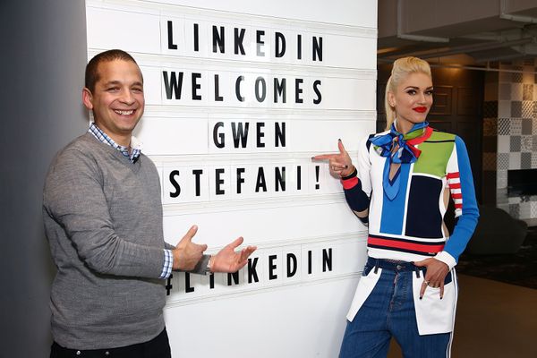 Gwen Stefani gets her LinkedIn on.
