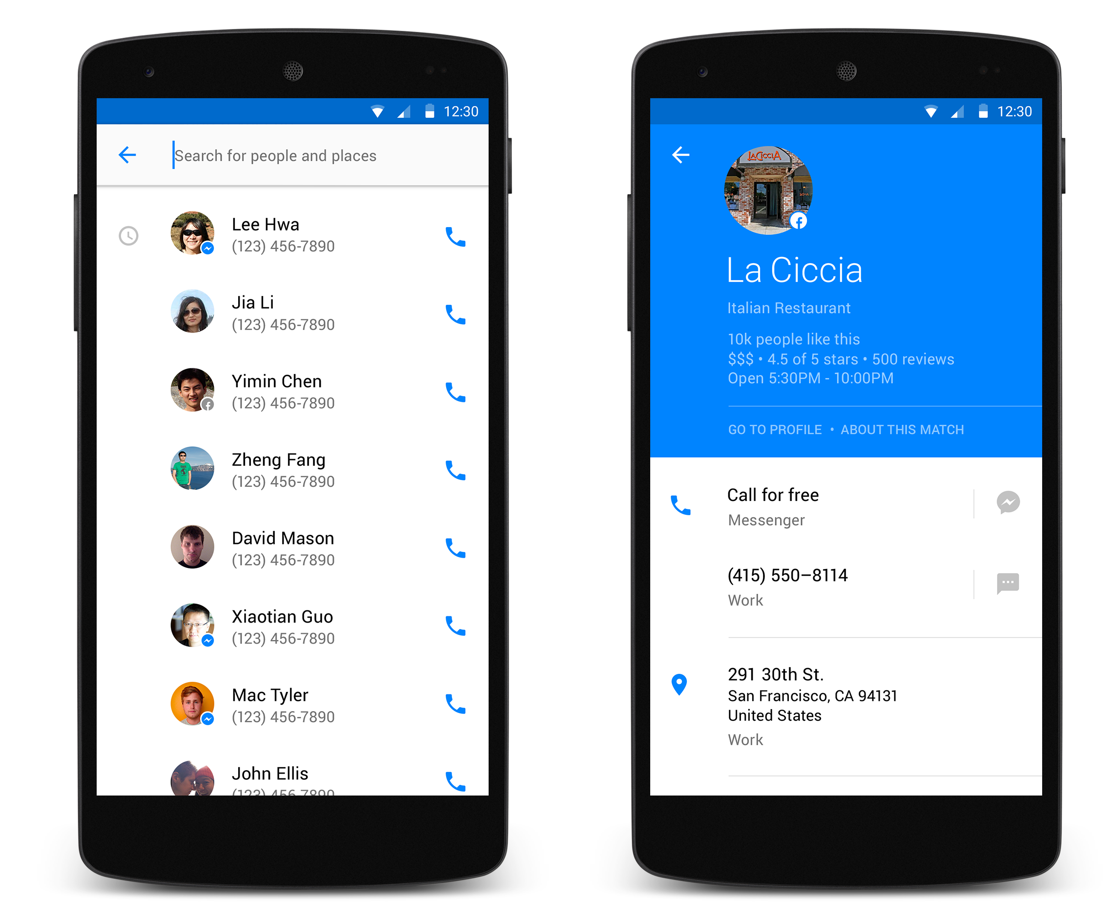 Facebook introduces Hello, an app to replace the Android dialer.
