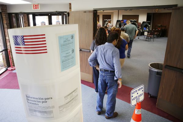 A Rosenberg, Texas, polling place on March 1.