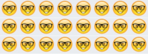 weird glasses emoji