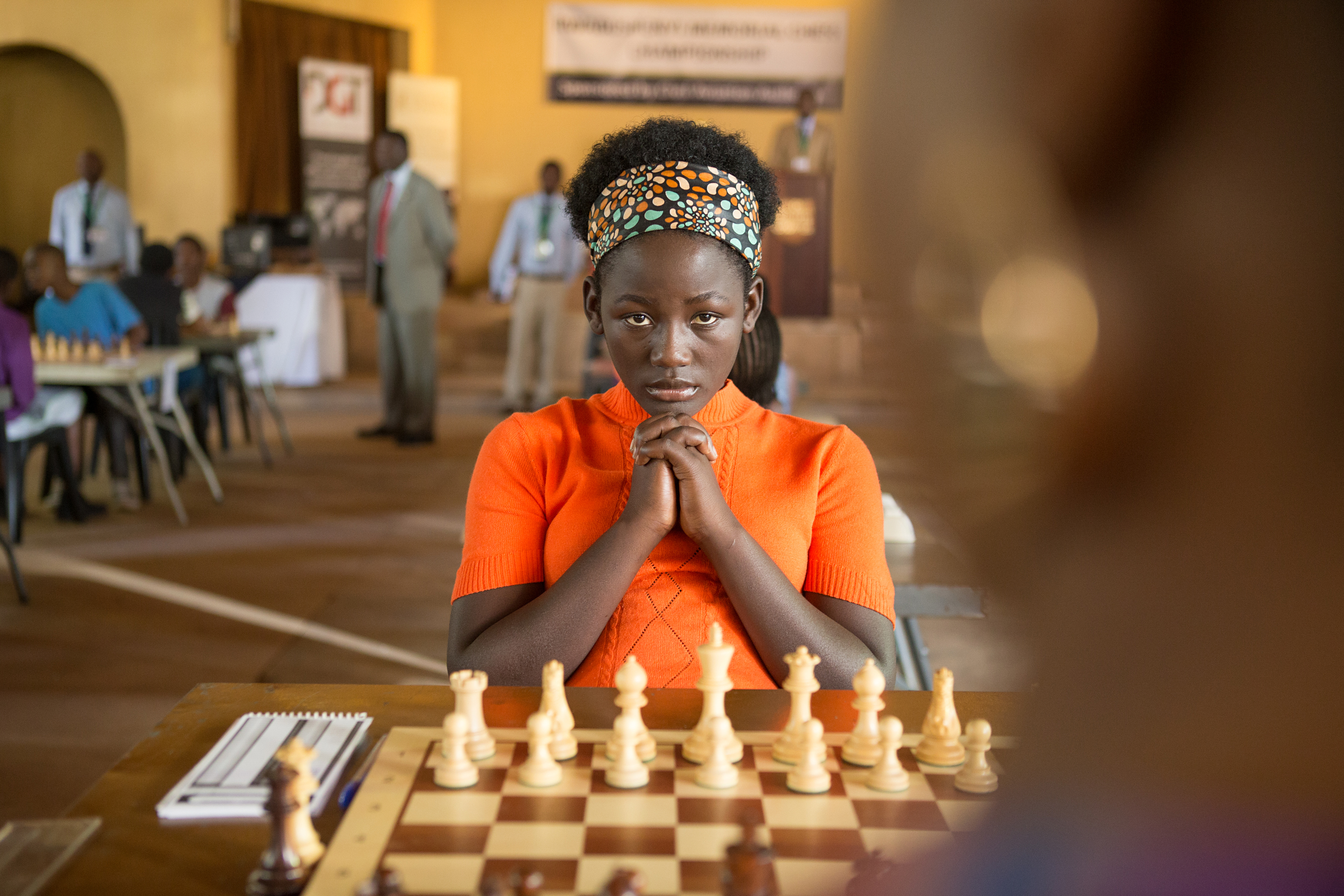 Image result for Katende and wife queen of katwe scenes